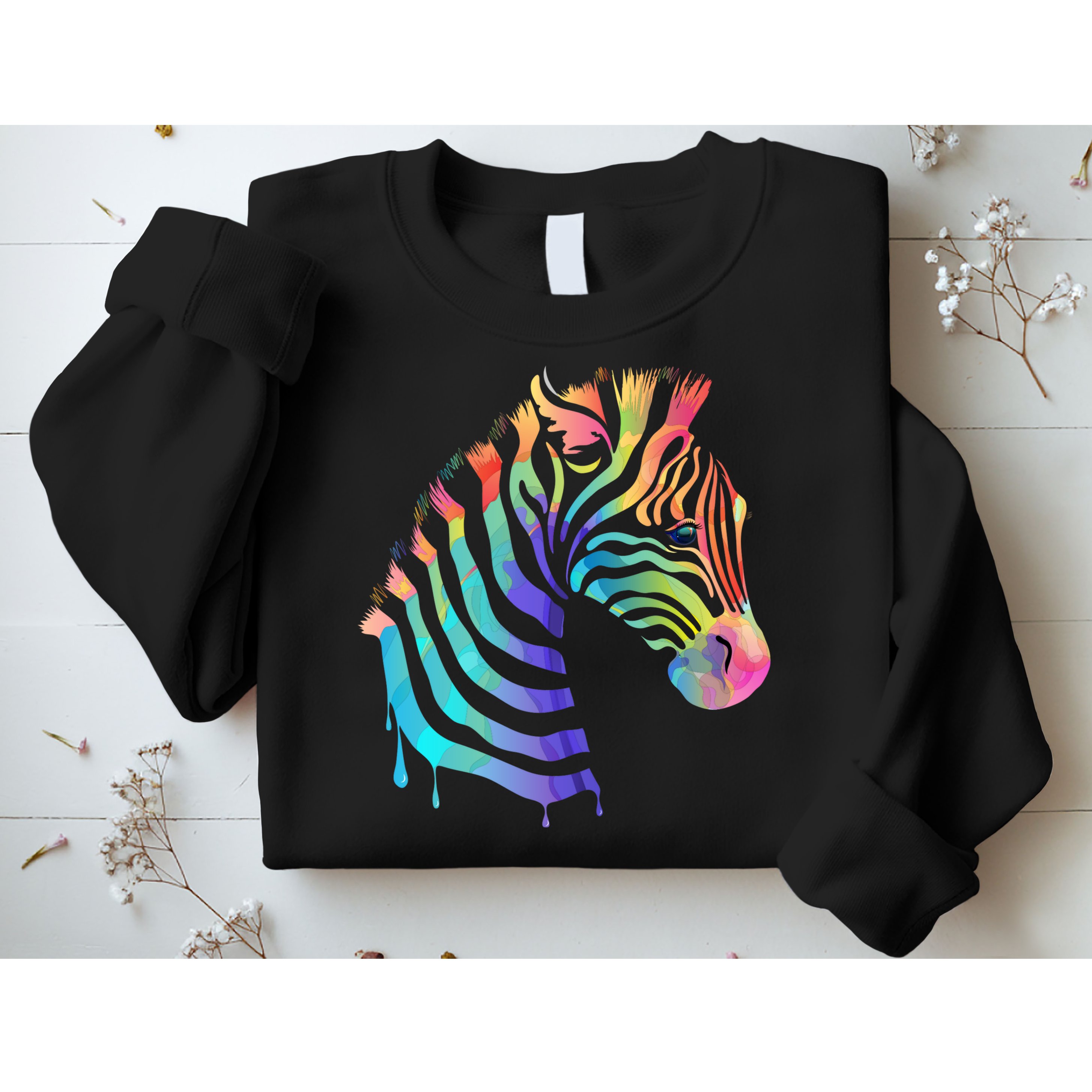 Zebra Neon Sweatshirt