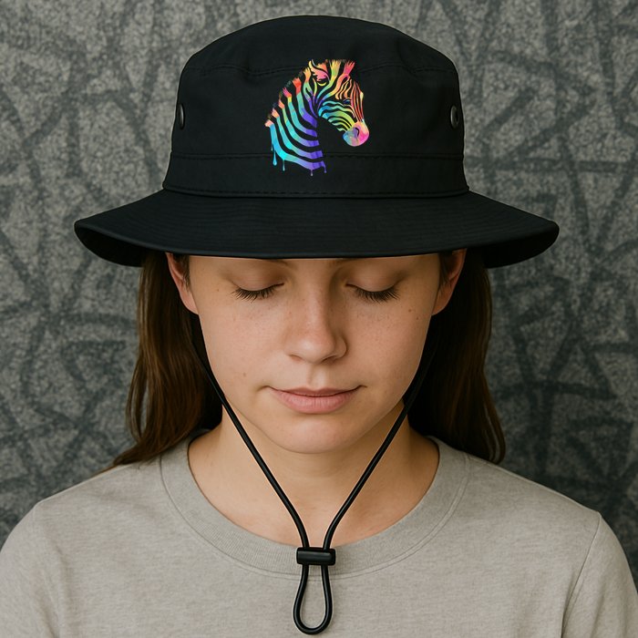 Zebra Neon Bucket Hat