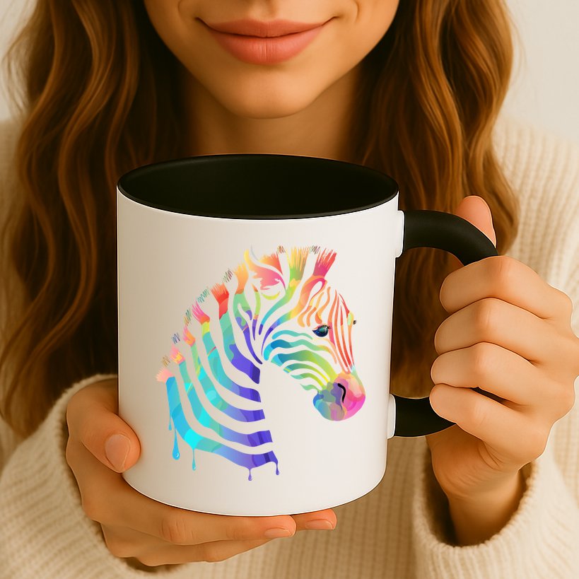 Zebra Neon Mug