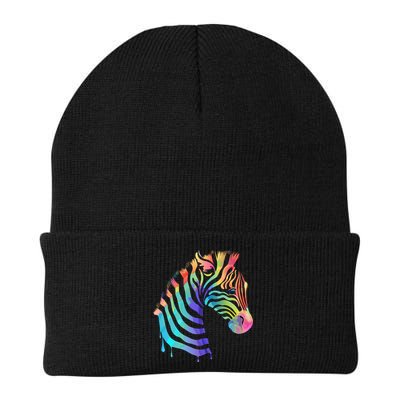 Zebra Neon Beanie