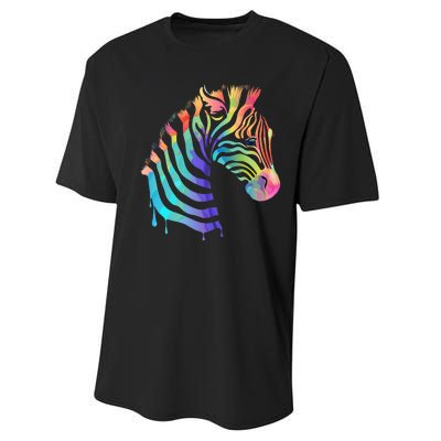 Zebra Neon Performance Sprint T-Shirt