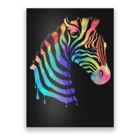 Zebra Neon Poster