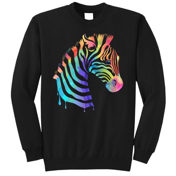 Zebra Neon Tall Sweatshirt