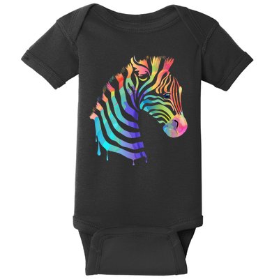 Zebra Neon Baby Bodysuit