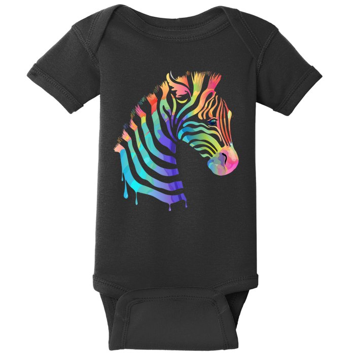 Zebra Neon Baby Bodysuit