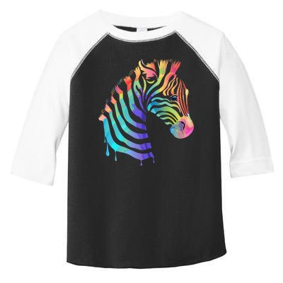 Zebra Neon Toddler Fine Jersey T-Shirt