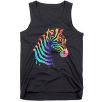 Zebra Neon Tank Top