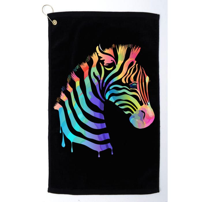 Zebra Neon Golf Towel