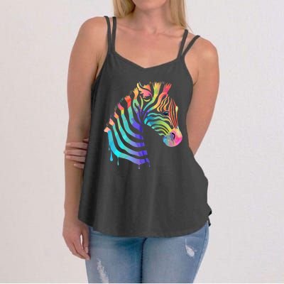 Zebra Neon Women's Strappy Tank