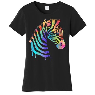 Zebra Neon Women's T-Shirt