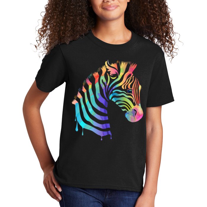 Zebra Neon Kids T-Shirt