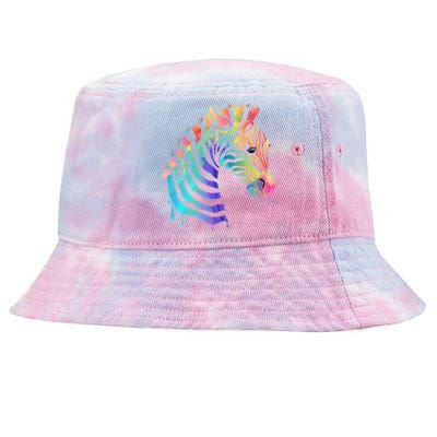 Zebra Neon Tie-Dyed Bucket Hat