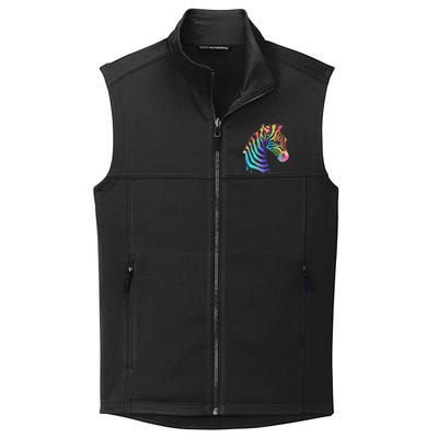 Zebra Neon Collective Smooth Fleece Vest