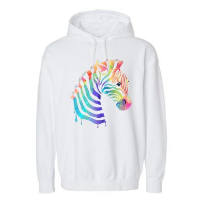 Zebra Neon Garment-Dyed Fleece Hoodie