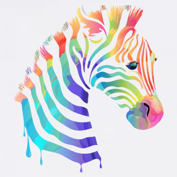 Zebra Neon Garment-Dyed Sweatshirt