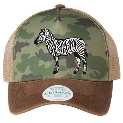 Zebra Stripes Animal Legacy Tie Dye Trucker Hat