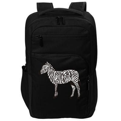 Zebra Stripes Animal Impact Tech Backpack