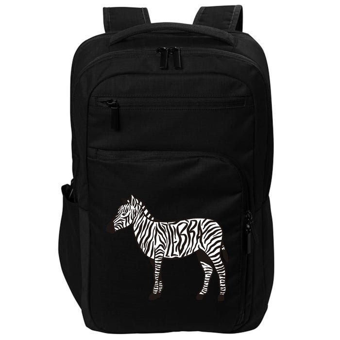 Zebra Stripes Animal Impact Tech Backpack