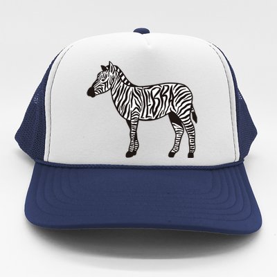 Zebra Stripes Animal Trucker Hat