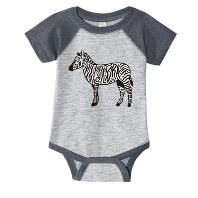 Zebra Stripes Animal Infant Baby Jersey Bodysuit