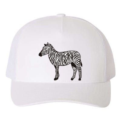 Zebra Stripes Animal Yupoong Adult 5-Panel Trucker Hat