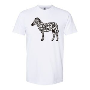 Zebra Stripes Animal Softstyle® CVC T-Shirt