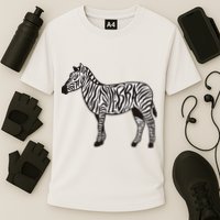 Zebra Stripes Animal Cooling Performance Crew T-Shirt
