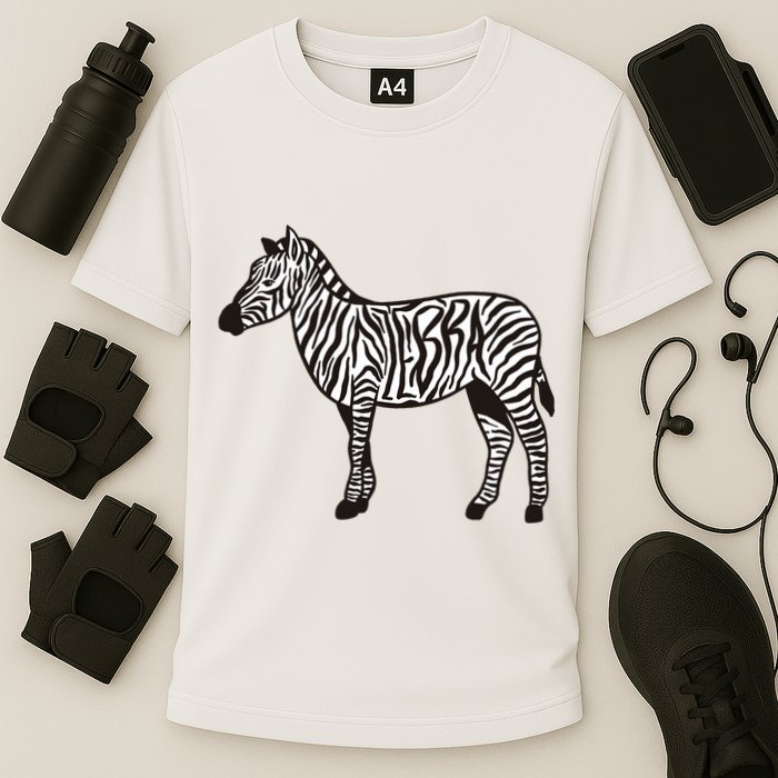 Zebra Stripes Animal Cooling Performance Crew T-Shirt