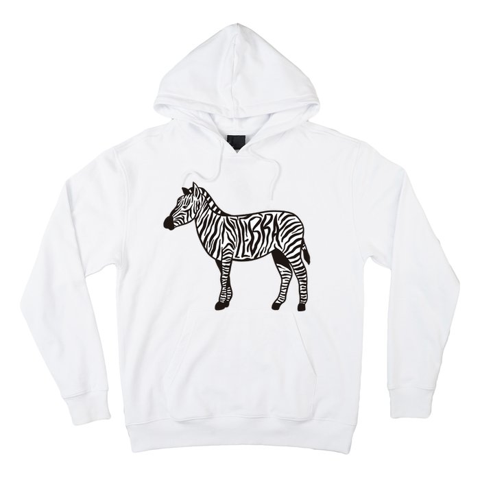 Zebra Stripes Animal Hoodie