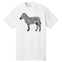 Zebra Stripes Animal Tall T-Shirt