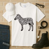 Zebra Stripes Animal Tall T-Shirt