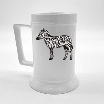 Zebra Stripes Animal Beer Stein