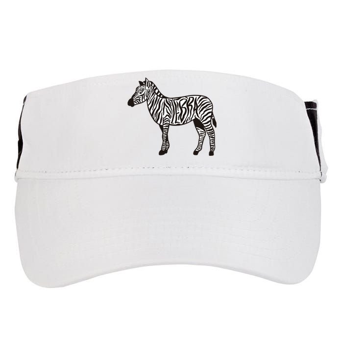 Zebra Stripes Animal Adult Drive Performance Visor