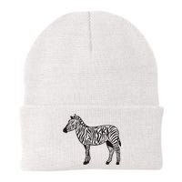 Zebra Stripes Animal Knit Cap Winter Beanie