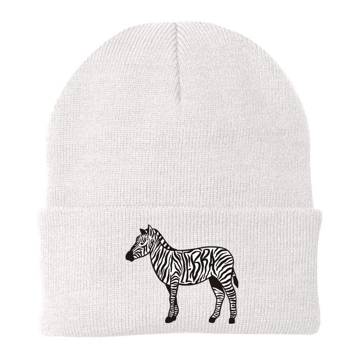 Zebra Stripes Animal Knit Cap Winter Beanie