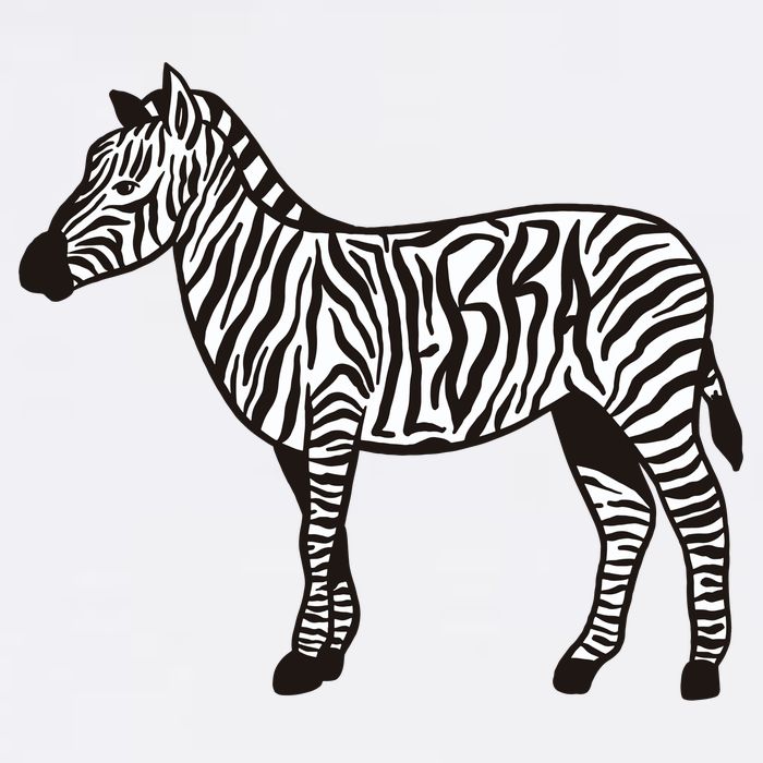 Zebra Stripes Animal Flatbill Hat