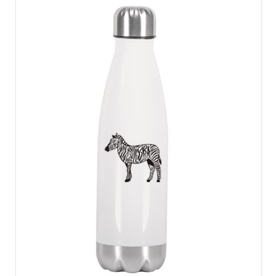 Zebra Stripes Animal Stainless Steel Insulated Water Bottle