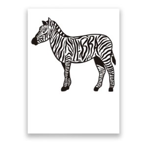 Zebra Stripes Animal Poster