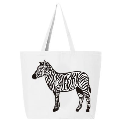 Zebra Stripes Animal 25L Jumbo Tote