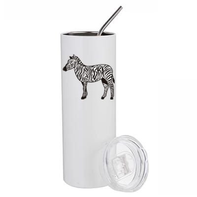 Zebra Stripes Animal Stainless Steel Tumbler