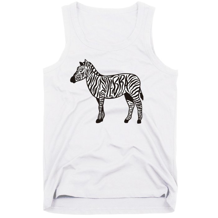 Zebra Stripes Animal Tank Top