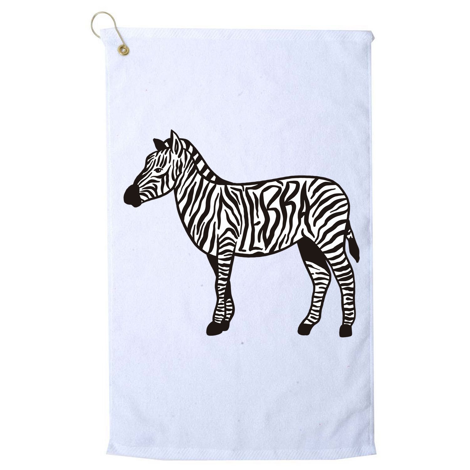 Zebra Stripes Animal Golf Towel