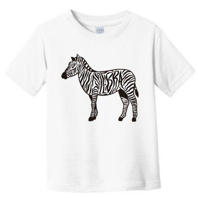 Zebra Stripes Animal Toddler T-Shirt