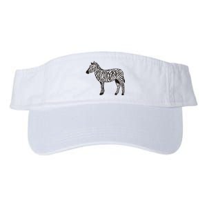 Zebra Stripes Animal Valucap Bio-Washed Visor