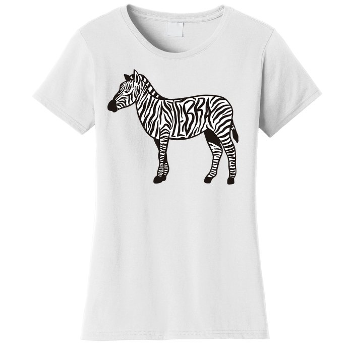 Zebra Stripes Animal Women's T-Shirt