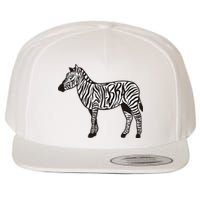 Zebra Stripes Animal Wool Snapback Cap