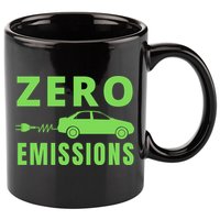 Zero Emissions Funny Electric Car Funny Electric Car Plug Me In E-Car 11oz C Handle Ceramic Mug