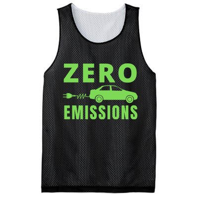 Zero Emissions Funny Electric Car Funny Electric Car Plug Me In E-Car Mesh Reversible Basketball Jersey Tank