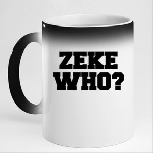 Zeke Who? 11oz Black Color Changing Mug