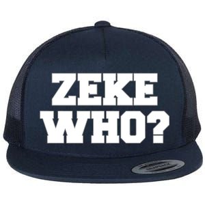 Zeke Who? Flat Bill Trucker Hat